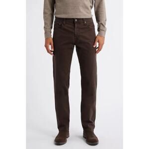 AG Adriano Goldschmied 'The Graduate' Tailored Leg Brown Jeans Men's Size 33x34